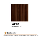 Dinding WPC Wood Panel Atwood Round Series Bulletwood WP 32 1