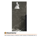Dinding WPC Wood Panel Atwood Curvy Series Stoneware WP 21 2