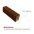 Partisi PVC Hollow Atwood HPD 01 Diego Walnut 1