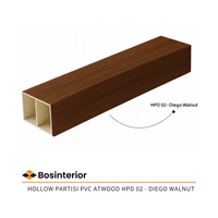 Partisi PVC Hollow Atwood HPD 02 Diego Walnut