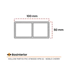 Partisi PVC Hollow Atwood HPN 02 Noble Cherry 3