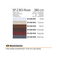Tirai Blind Merk Sharppoint Type SP.Z.BO-Rose Zebra Blinds