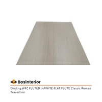 Dinding WPC FLUTED INFINITE  FLAT FLUTE Classic Roman Travertine