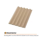 Dinding WPC Roshan FLUTED INFINITE  OCEAN FLUTE Hickory Natural 1