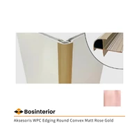 Aksesoris WPC Edging Round Convex Matt Rose Gold Type PL04