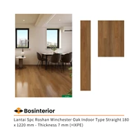 Lantai Spc Roshan Winchester Oak Indoor Type Straight 180 x 1220 mm - Thickness 7 mm (+IXPE)