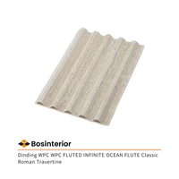 Dinding WPC Roshan FLUTED INFINITE  OCEAN FLUTE Classic Roman Travertine/Box