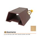 Partisi PVC Hollow Click-On Hollow Trap Duma 50x50 BW (4m) 1